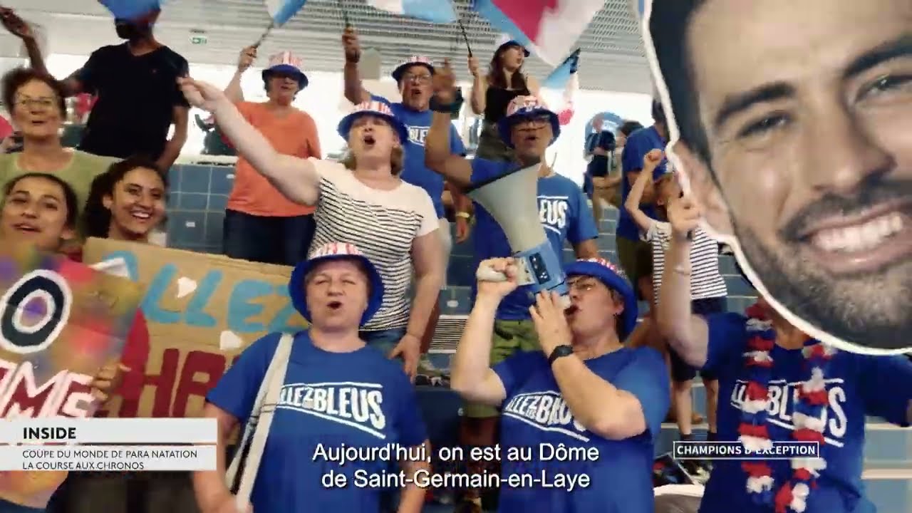 Inside lors de la coupe du Monde de para natation - Champions d'Exception #61