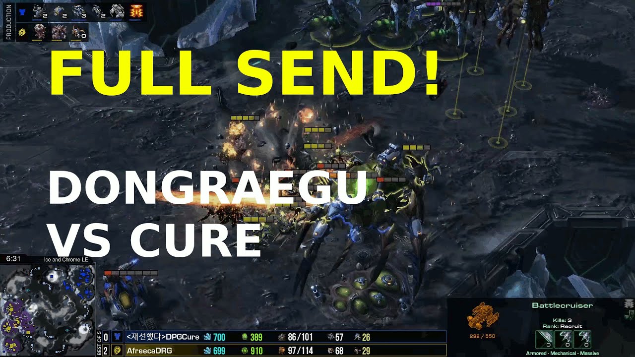 Starcraft 2 - Cure vs DongRaeGu - TvZ (BO5)