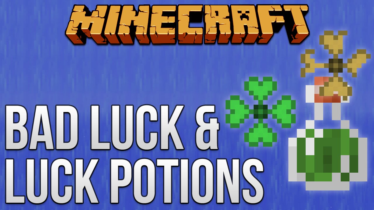 How Luck Potions & Bad Luck Works [Minecraft Myth Busting 85]
