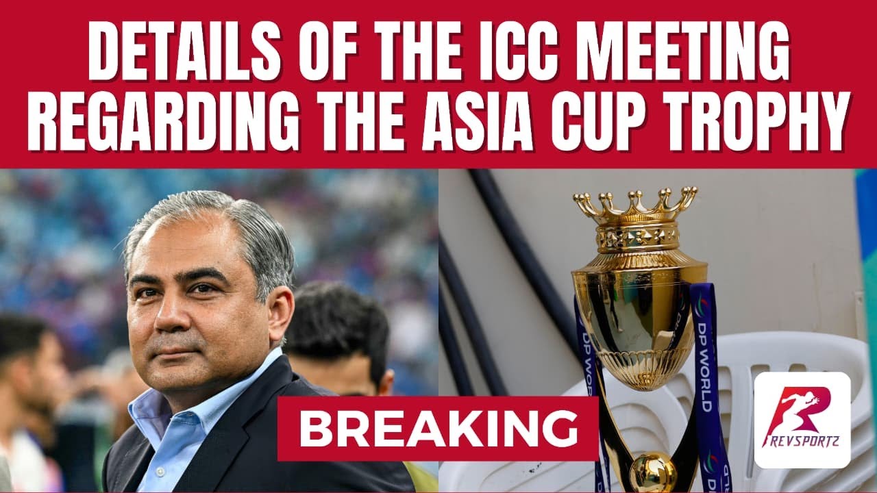 🚨 BREAKING  Details of the ICC meeting regarding the Asia Cup Trophy