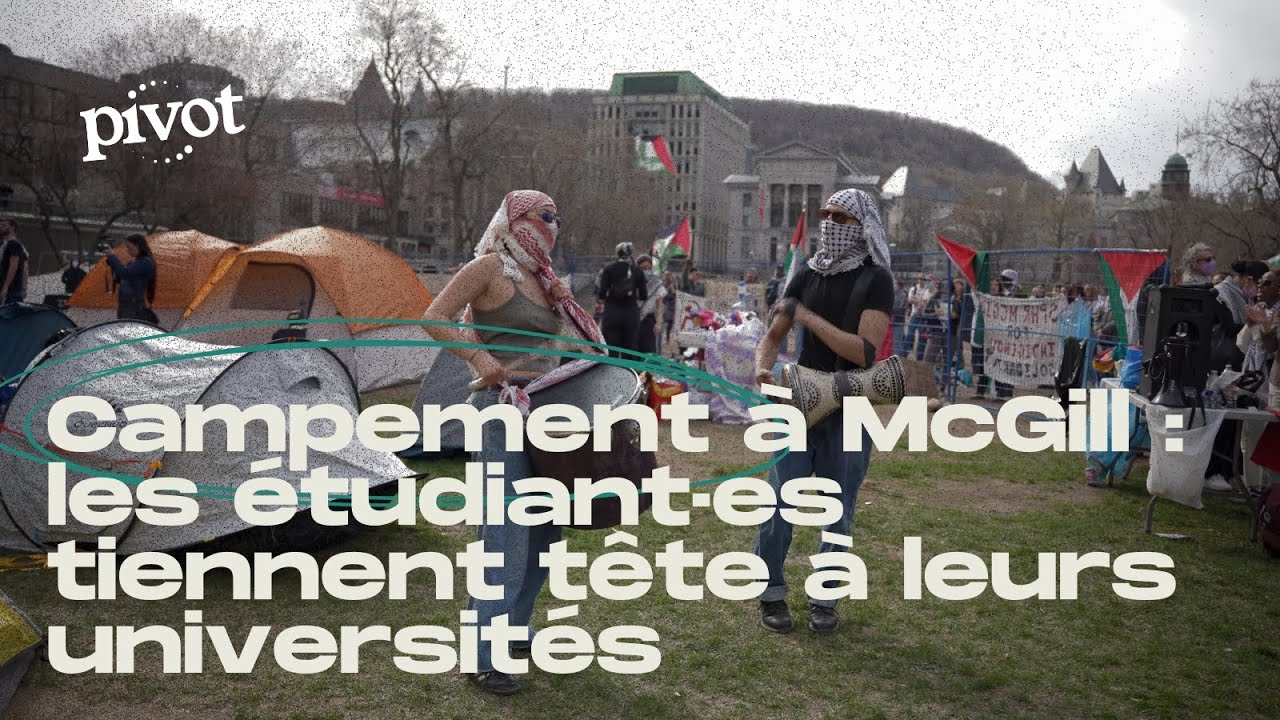 Campement à McGill : les étudiant·es tiennent tête à leurs universités pour le boycott d’Israël