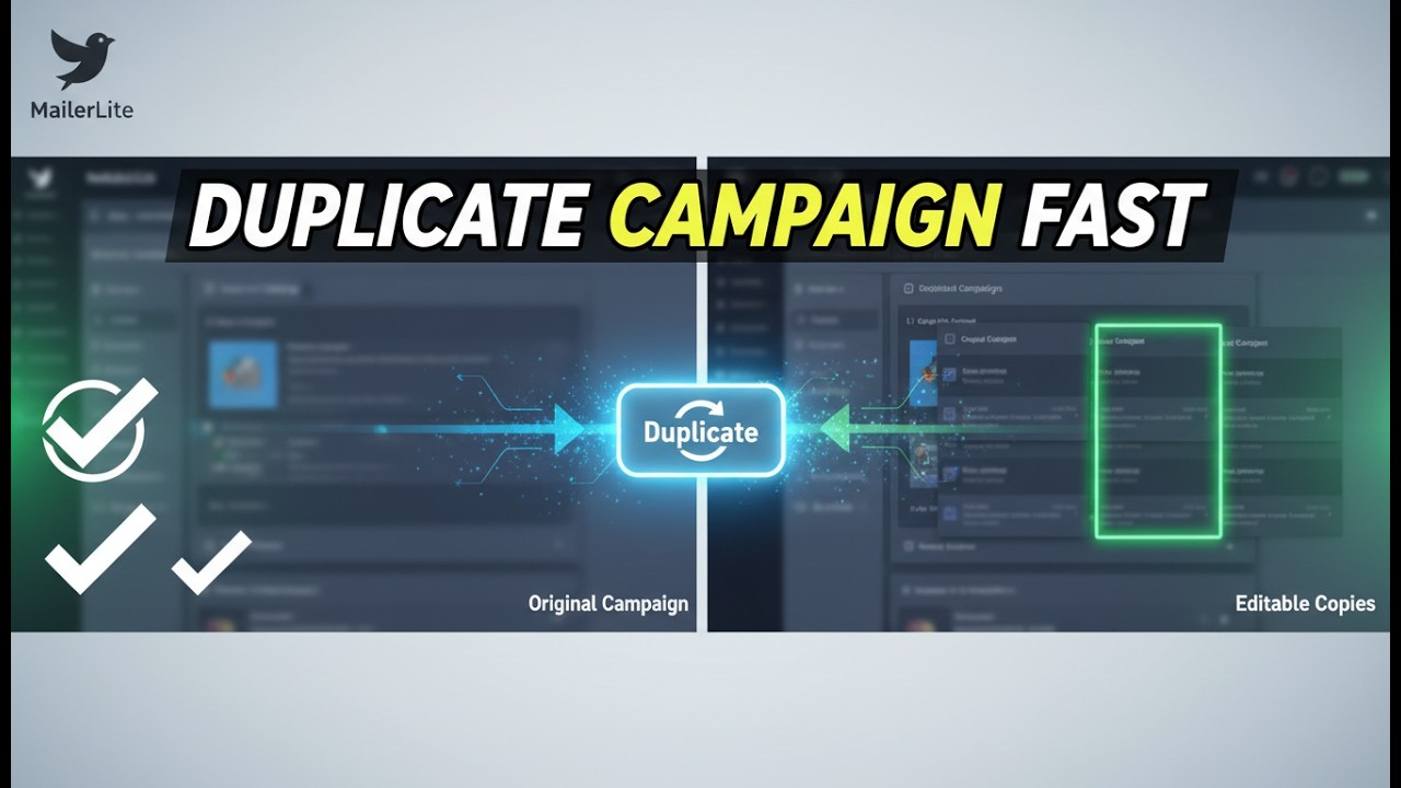 Duplicate an Email Campaign in MailerLite [New Research]