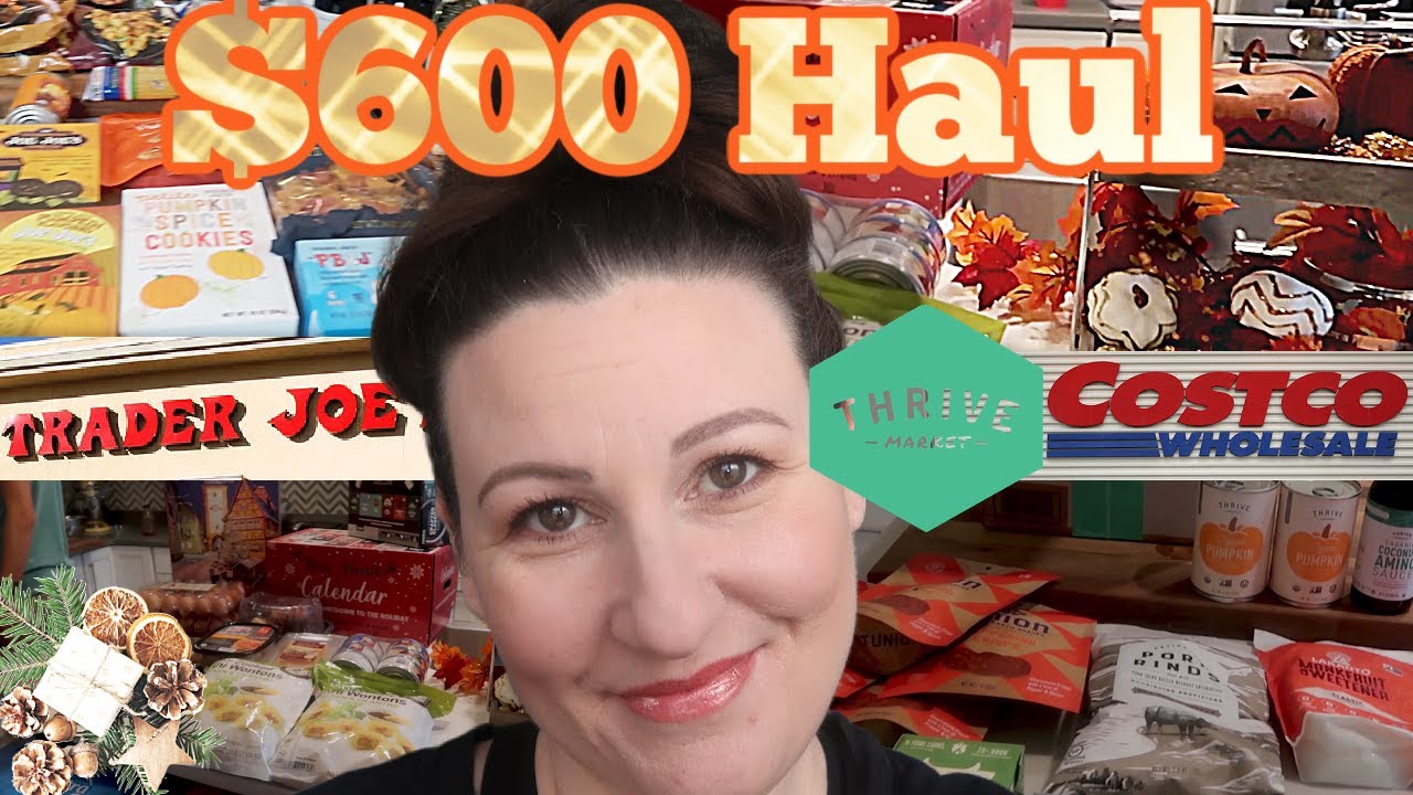 Fall Costco and Trader Joe's Grocery Hauls