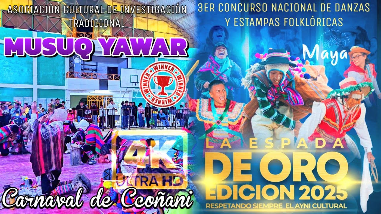 Carnaval Macho de Ccoñani ✨️ [Musuq Yawar] (3er Concurso Nacional La Espada 🗡 de Oro) 2025 Final 🇵🇪.