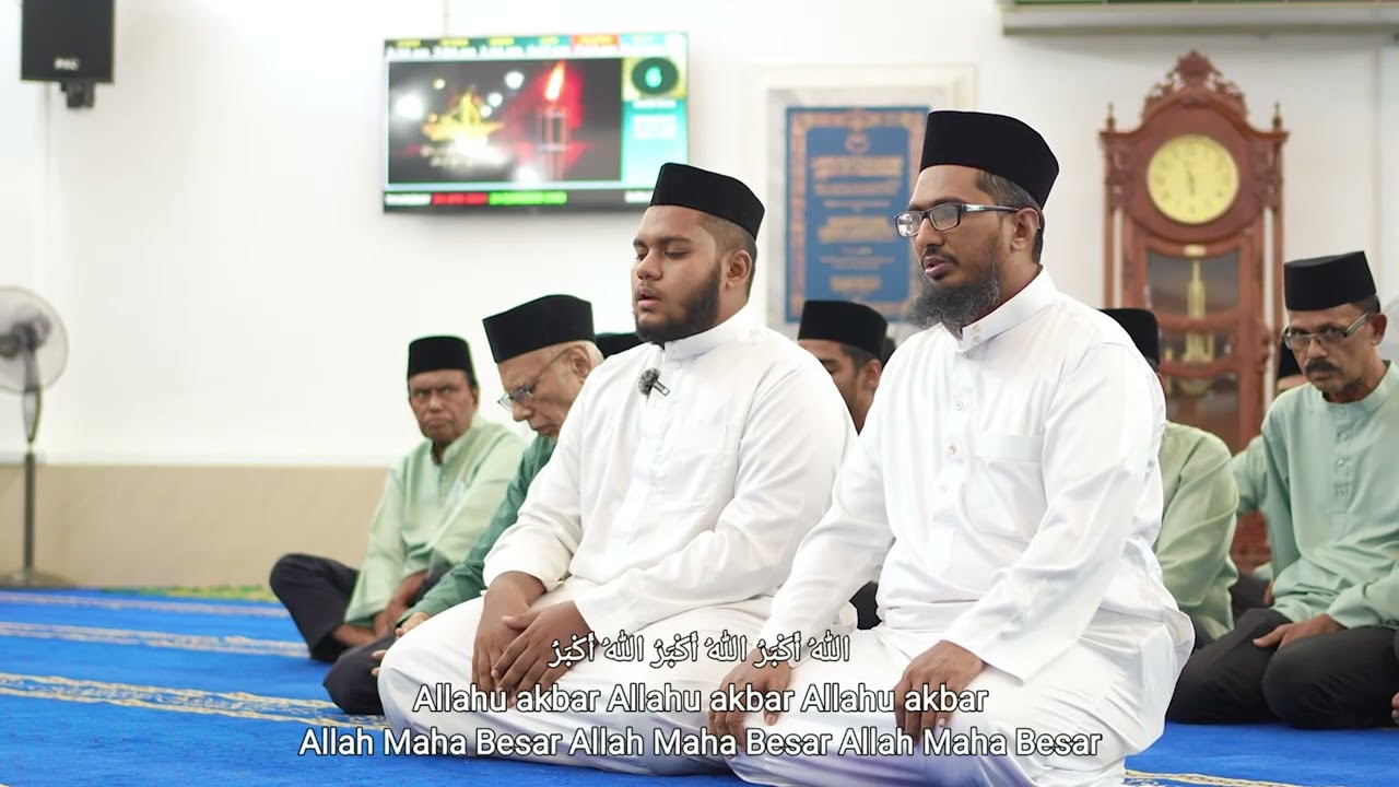 TAKBIR RAYA | Eid Takbeer •AIDILFITRI 2024 OLEH Barisan Jawatankuasa MASJID INDIA JOHOR BAHRU