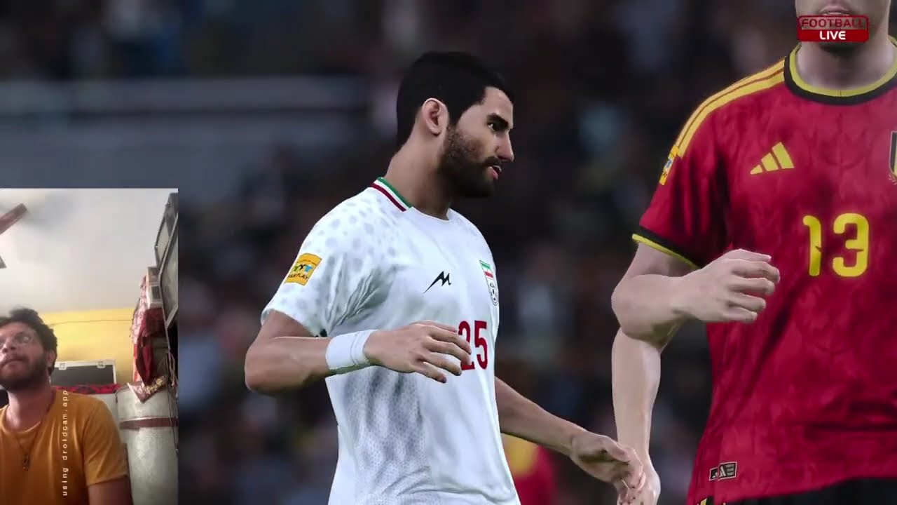 🔴LIVE: Iran vs Belgium - 2026 FIFA World Cup Group G Full Match Gameplay Stream Live EA Sports FC 26