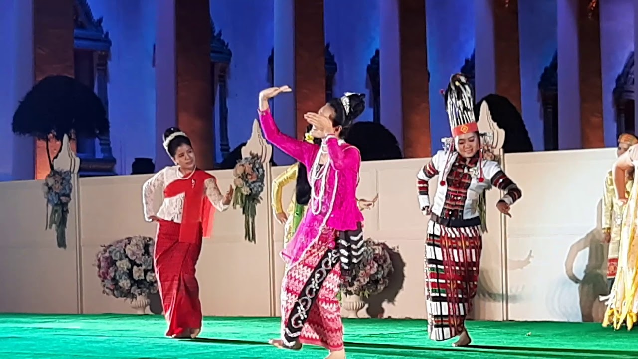 การแสดงความสวยงามของเมียนมา_ประเทศพม่า | มหกรรมวัฒนธรรมชาติพันธุ์อาเซียน2562 | 08.03.2562