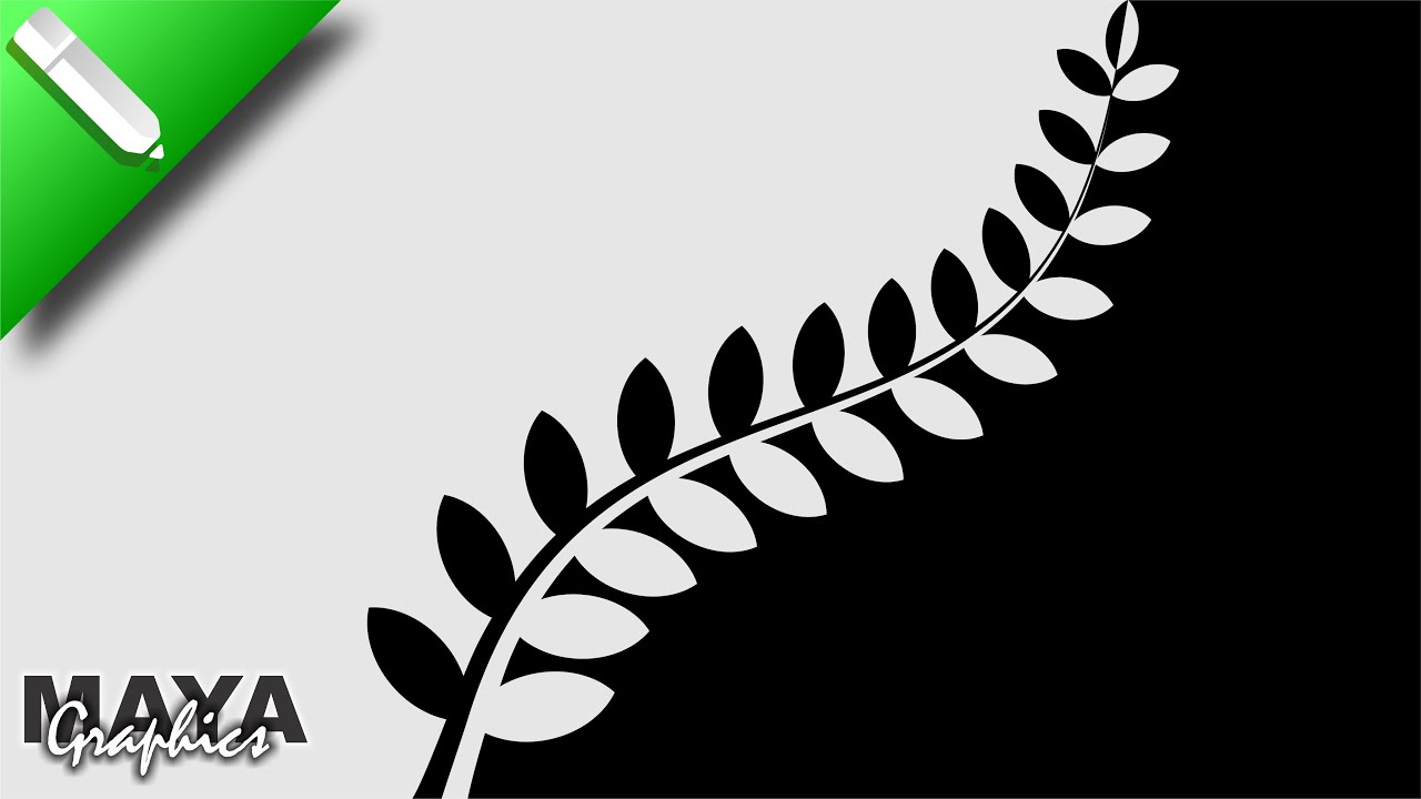 How to Design Leaf Backgrounds in Coreldraw using the Blend Tool | Coreldraw tutorial