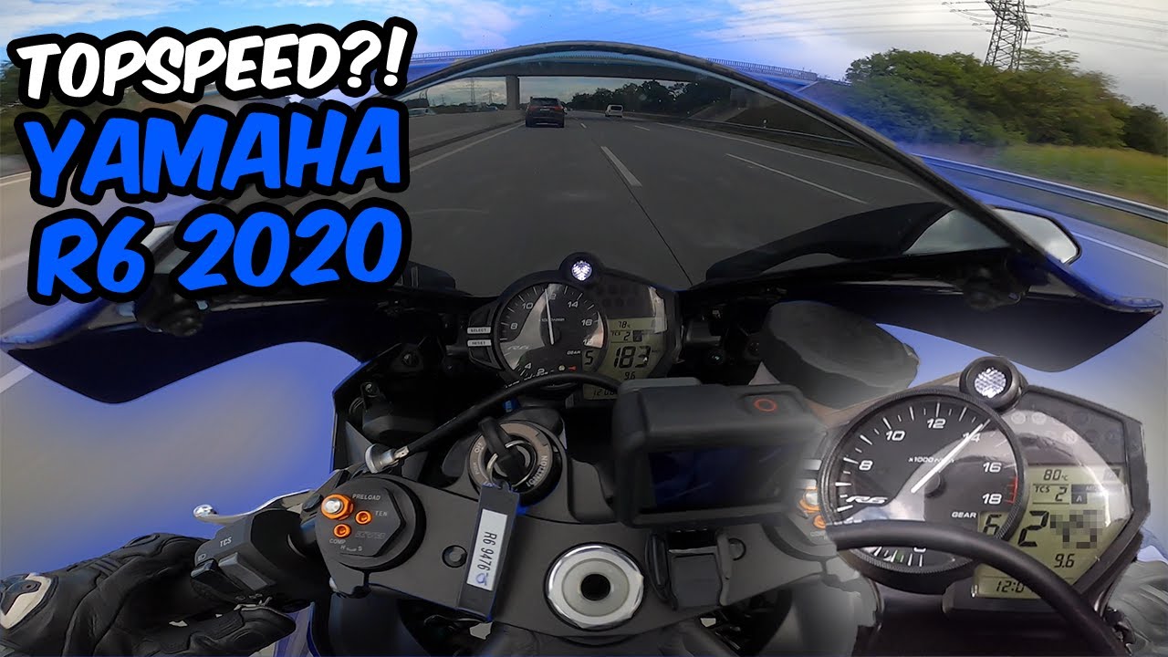 Yamaha R6 2020 | Top Speed auf der Autobahn!