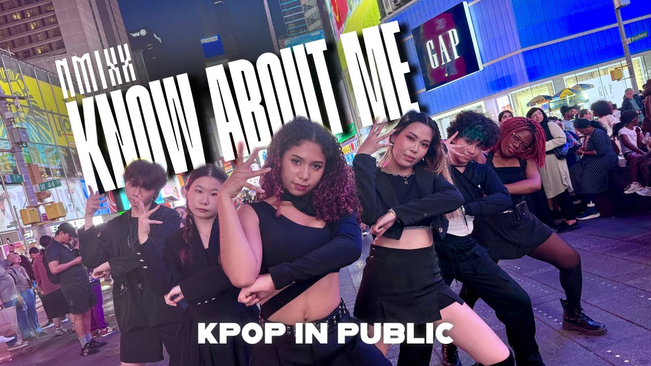 [KPOP IN PUBLIC NYC - ONE TAKE] NMIXX(엔믹스) 'Know About Me'  | Full Dance Cover in TIMES SQUARE