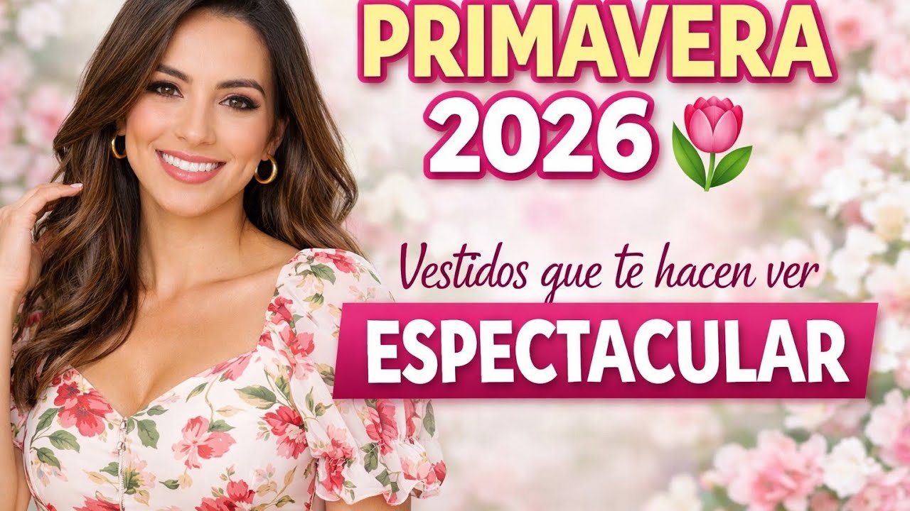 VESTIDOS PARA PRIMAVERA 2026 🌸 Tendencias que te harán ver MÁS JOVEN y ELEGANTE