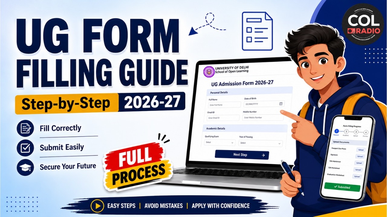 SOL Admission 2026: UG Registration Made Easy | Apply Online Without Mistakes #dusol #soldu  #sol