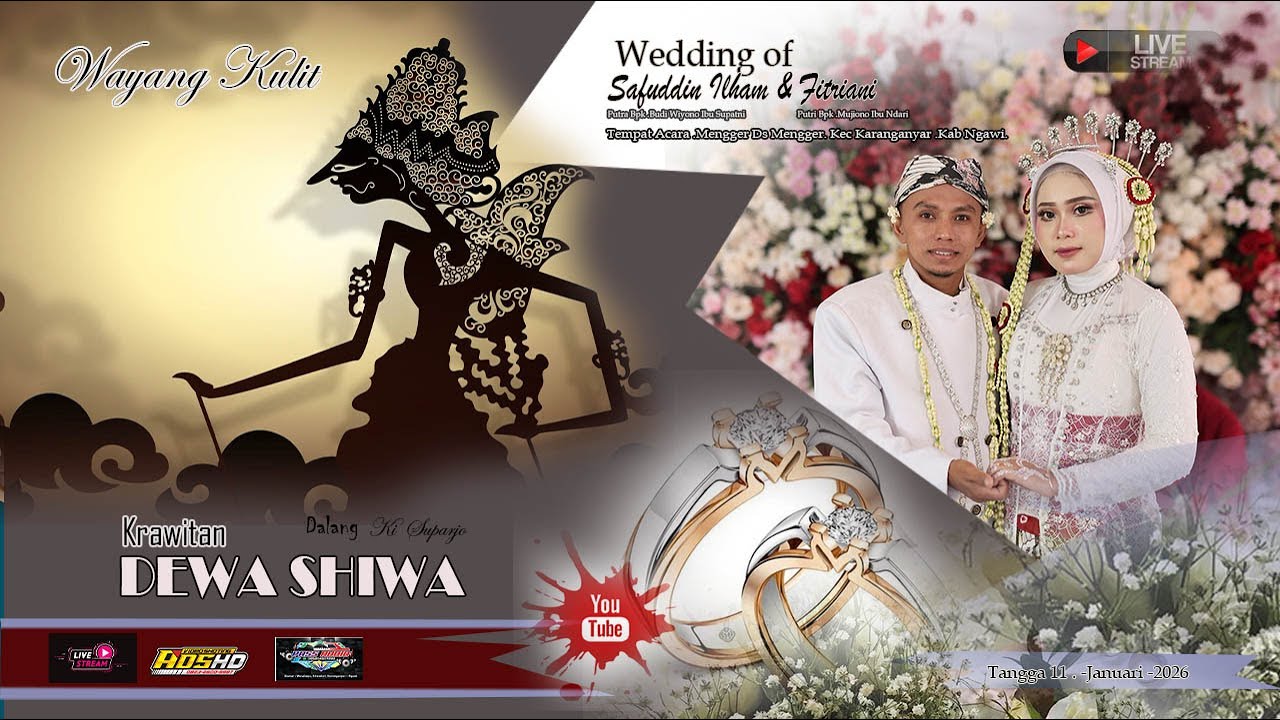 Live WAYANG KULIT ,  Wedding FITRI & ILHAM // PASS AUDIO // ADS.full HD.4K VIDEO SHOOTING