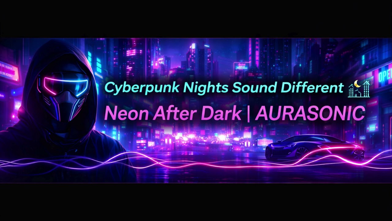 Neon After Dark 🌆 Cyberpunk Synthwave Energy | AURASONIC