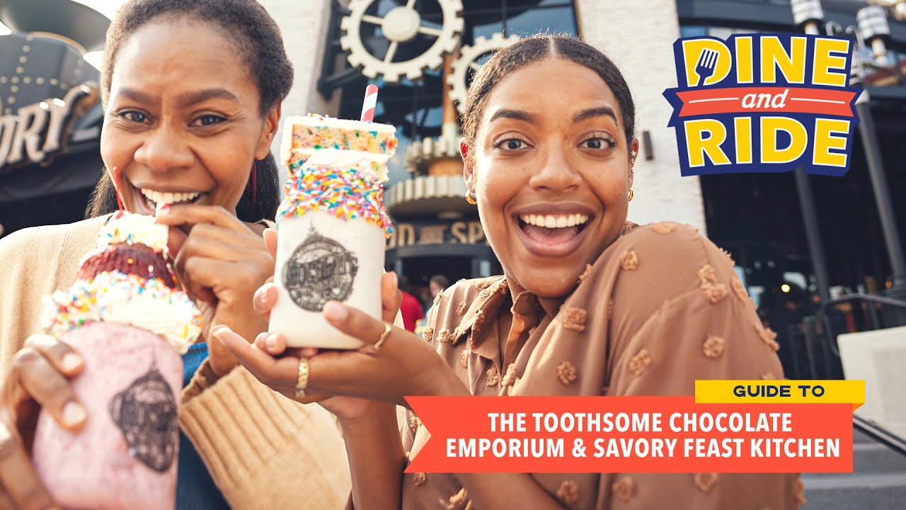 MUST TRY Milkshakes! The Toothsome Chocolate Emporium & Savory Feast Kitchen | Dine and Ride