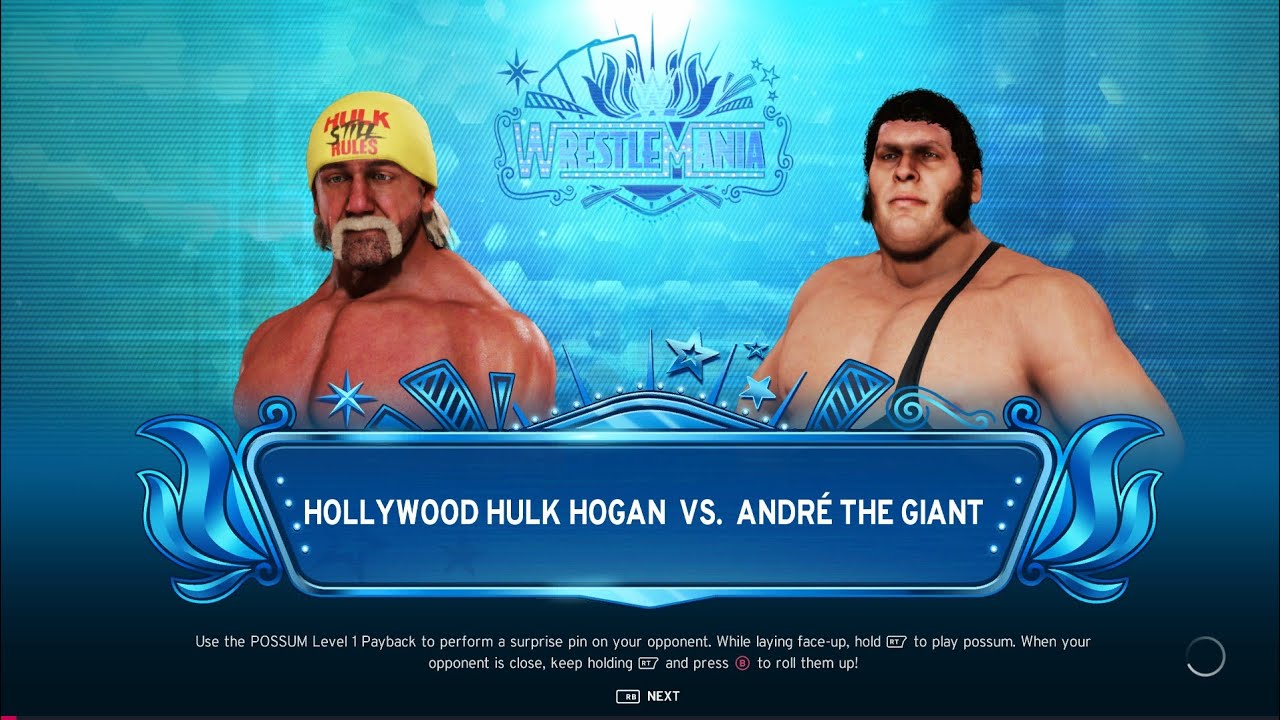 WWE 2K20: Hulk Hogan Vs. Andre The Giant!!