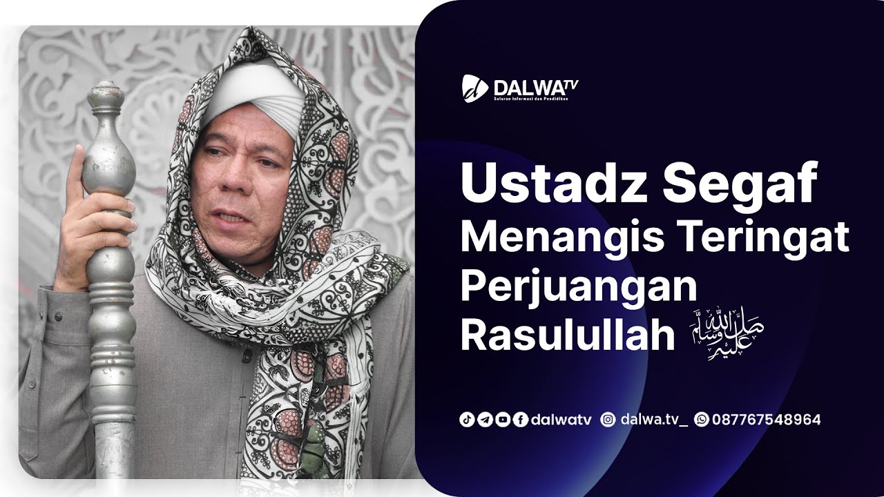 Al Habib Segaf Baharun Menangis Teringat Perjuangan Rasulullah || Khutbah Idul Adha 1445 H