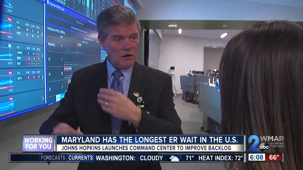 Hopkins command center helps cut down ER wait times