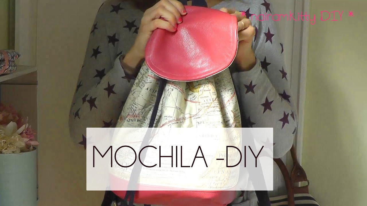COMO HACER UNA MOCHILA (PATRONES GRATIS)