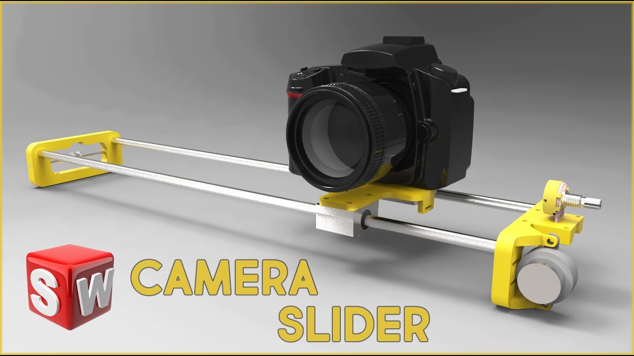 Motorized Camera Slider | SOLIDWORKS TUTORIAL