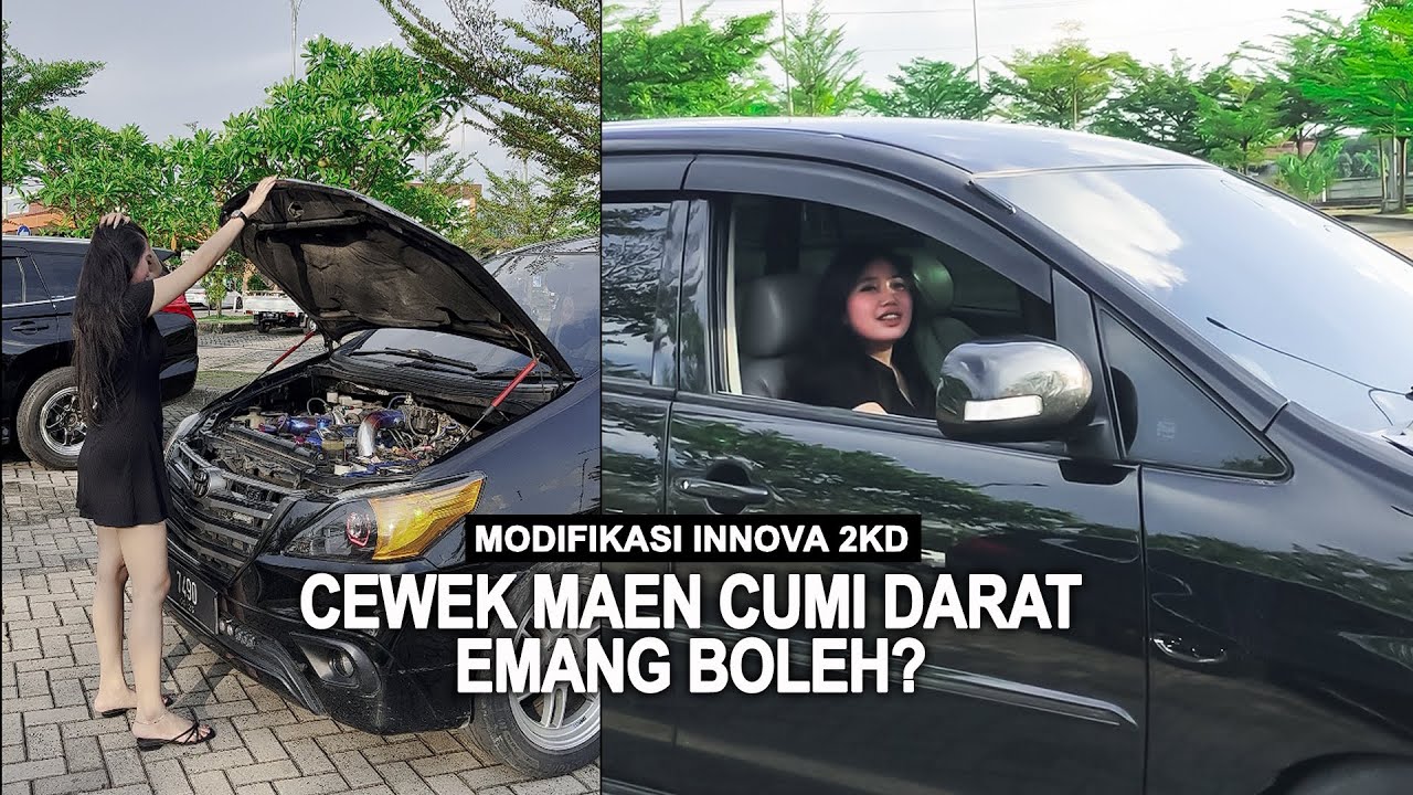 CEWEK MAEN INNOVA DIESEL CUMI DARAT, EMANG BOLEH??
