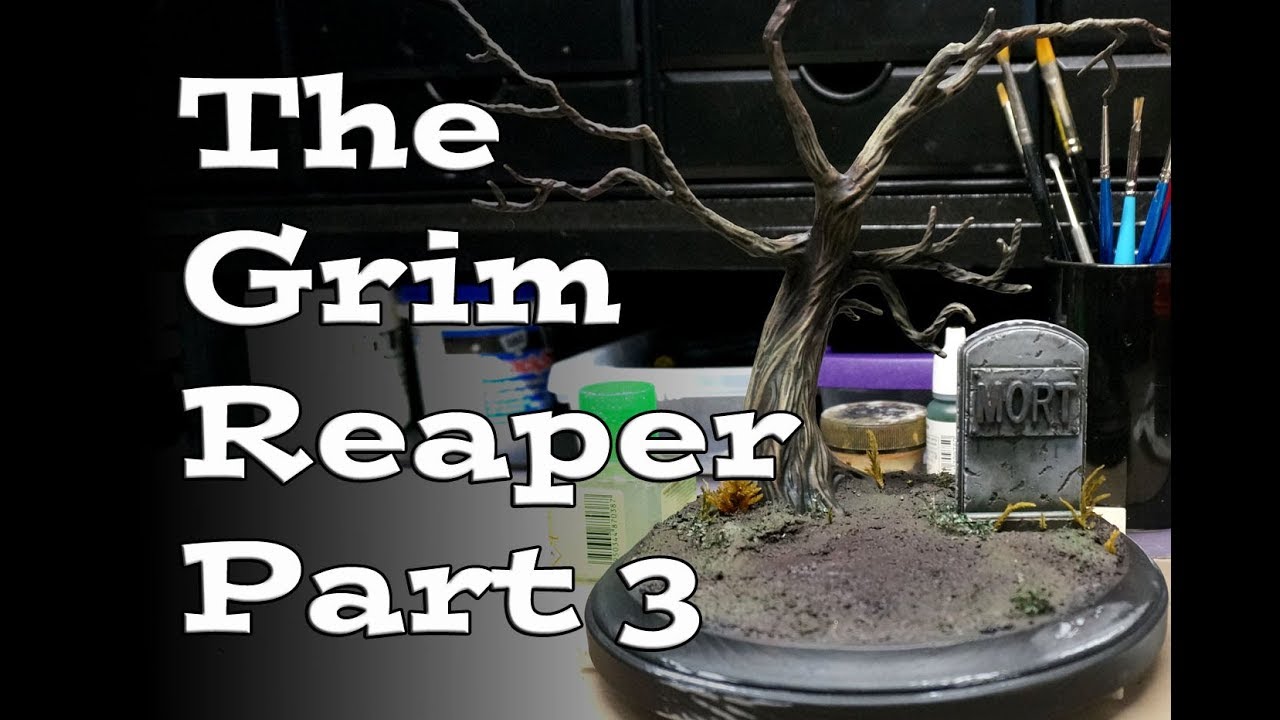 Building  Moebius Models Grim Reaper Part 3