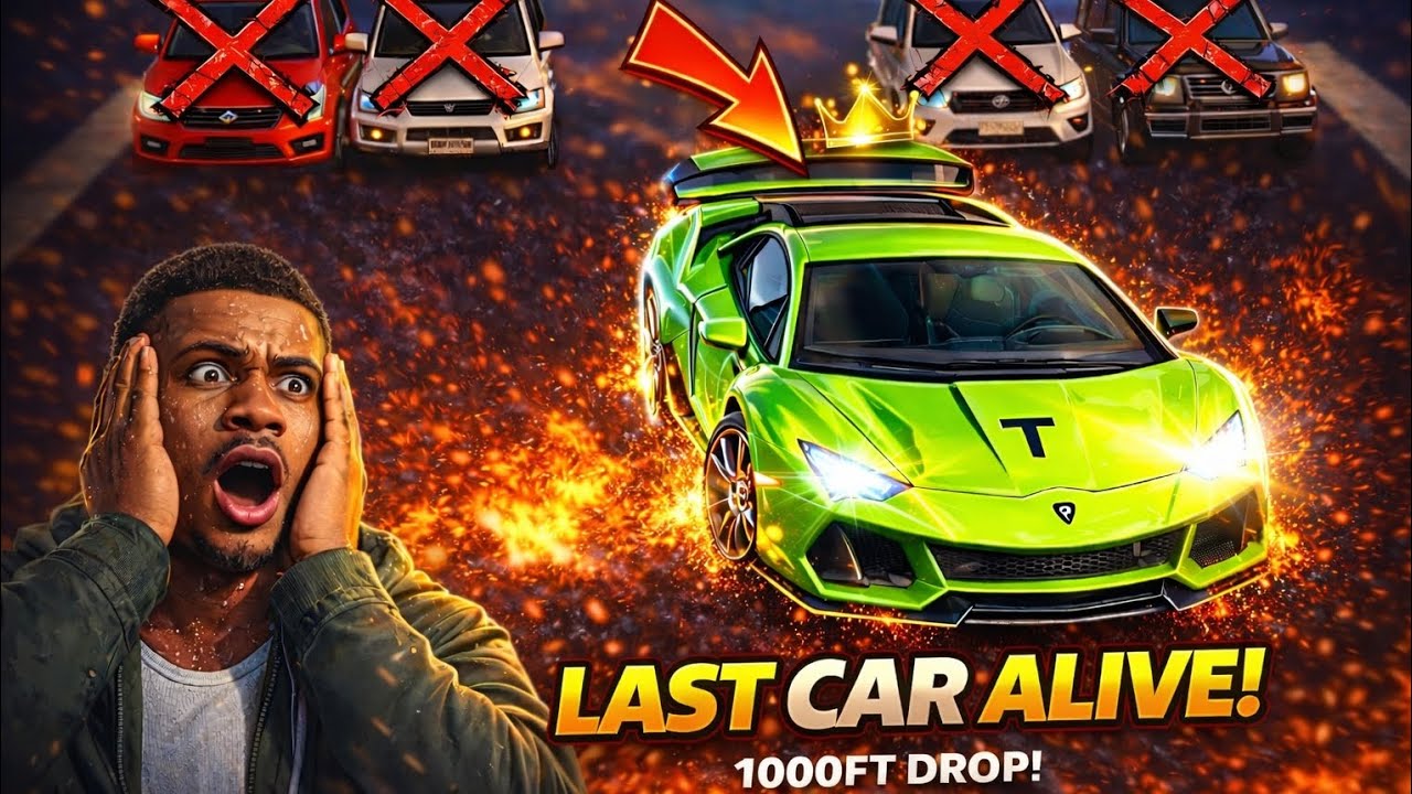 1000FT Drop Challenge in 5 Best Indian cars 😱 | Last Car Alive in Indian Bike Driving 3D!