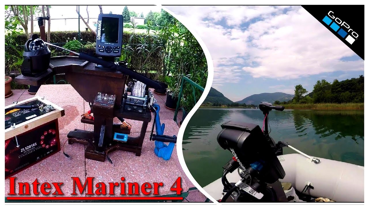 Intex mariner 4 sonar and compass console #IntexMariner #Endine