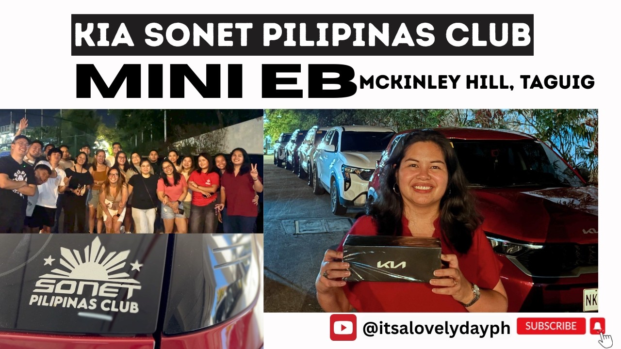 KIA SONET PILIPINAS CLUB MINI EB | Community Building, Club Stickers & Exciting Surprises!