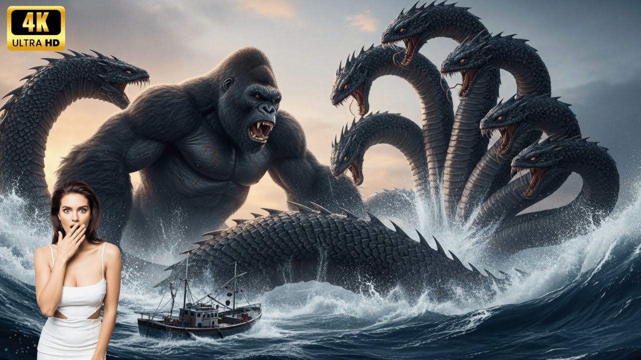 Who Wins? King Kong vs. the Seven-Headed Serpent | The ultimate showdown at sea