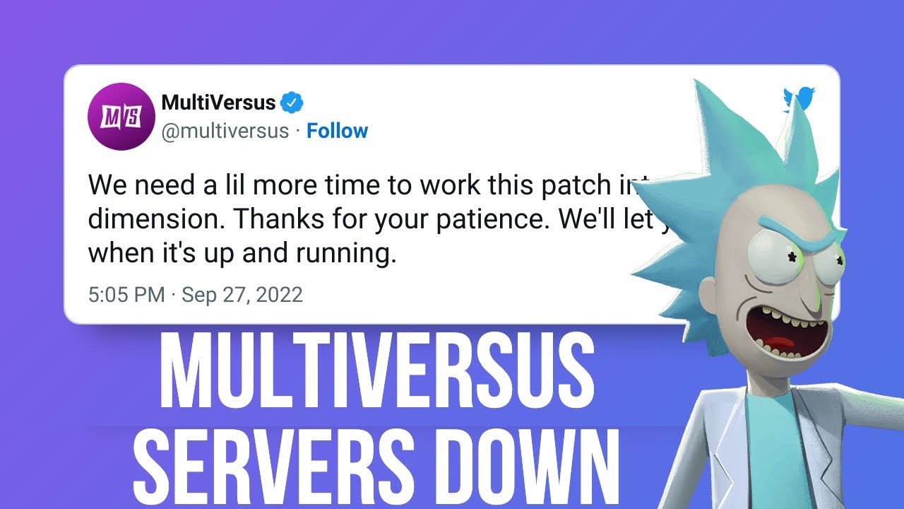 Multiversus servers down, server status September 27