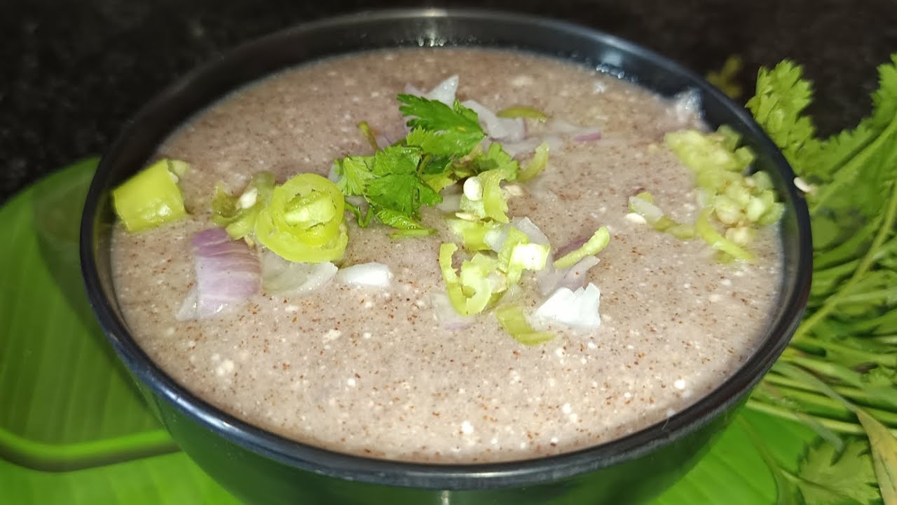 👉బరువును తగ్గించే హెల్దీ రాగి జావ || రాగి అంబలి || Ragi Malt preparation