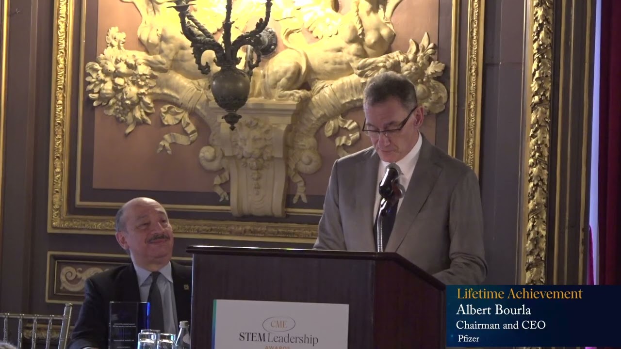 2025.12.09 ALBERT BOURLA--CME STEM Leadership Awards NY, Honoree for Lifetime Achievement