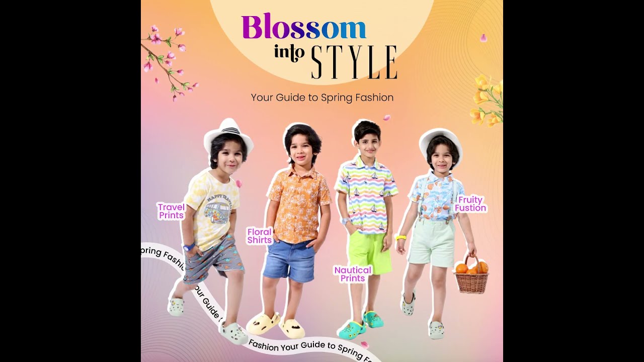 Stylish Spring Clothing Collection for Kids at FirstCry