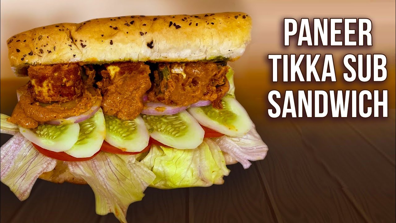 How To Make Paneer Tikka Sub Sandwich | Subway Sandwich | World Vegetarian Day | Sub Sandwich |Ruchi