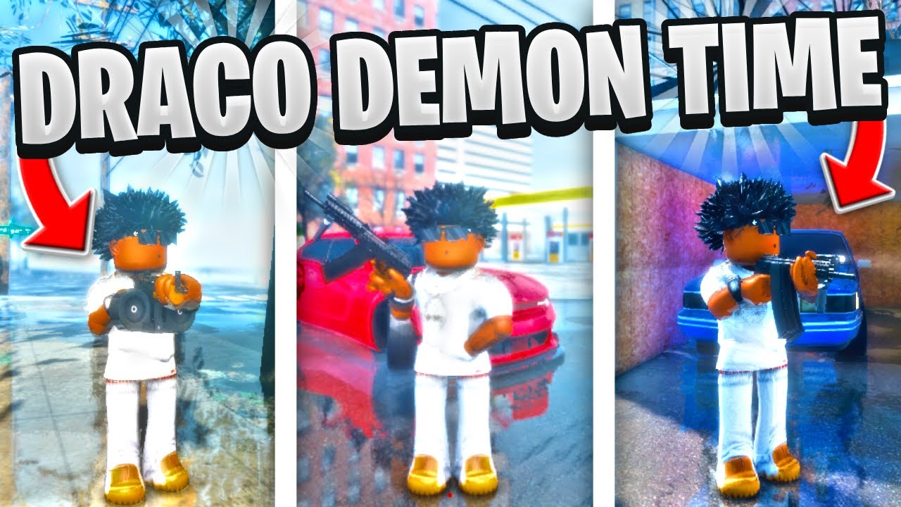 I GOT A KILL WITH EVERY DRACO INSIDE OF THA BRONX 3 ROBLOX HOOD GAME
