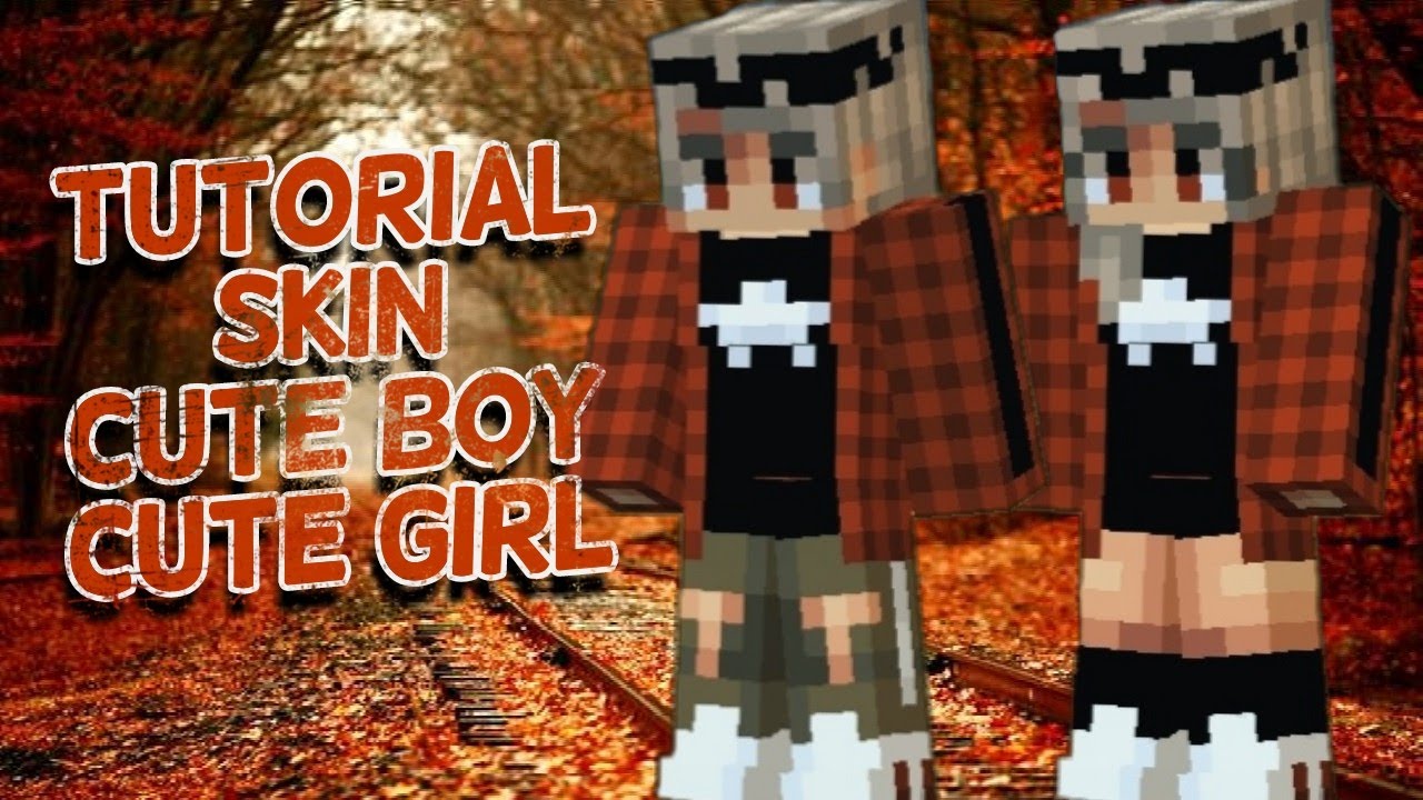 TUTORIAL: Skin Cute Boy/Cute Girl (Pixel Gun 3D) - Free Copy