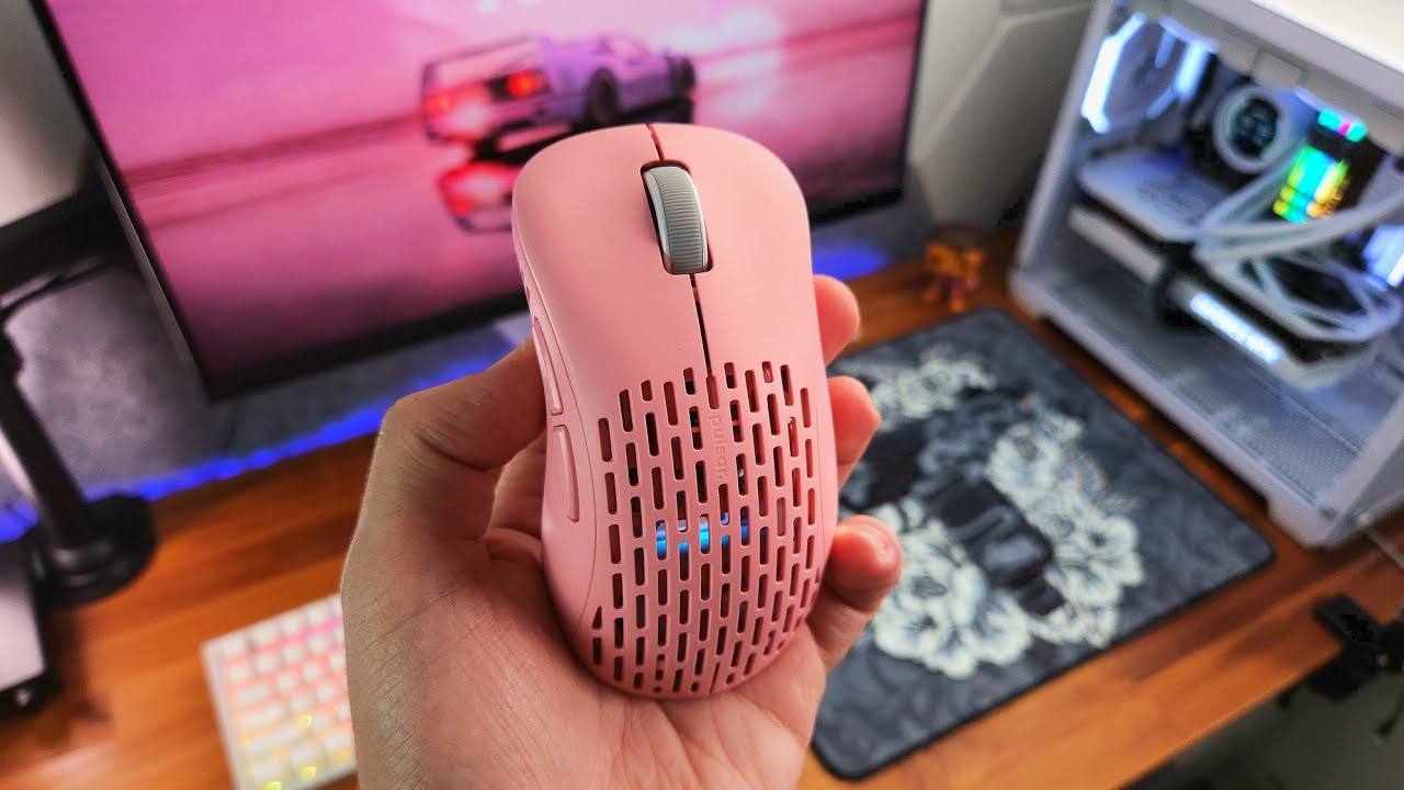 Mouse Ergonômico Ultraleve - Pulsar Xlite V2 Mini Pink Limited Edition Review PT BR