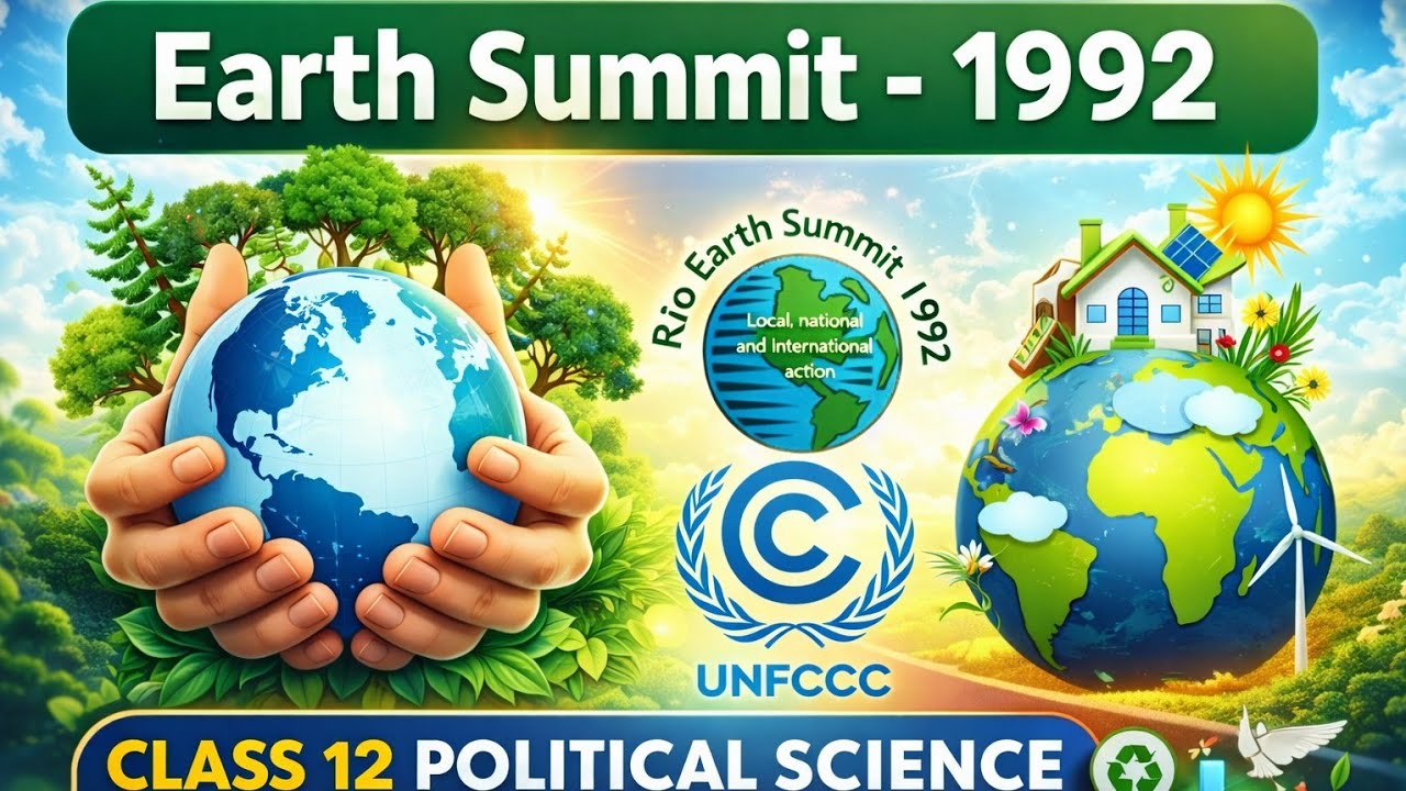 Саммит Земли 1992 года | Саммит в Рио | Повестка дня на XXI век | РКИК ООН — Политология, 12 класс