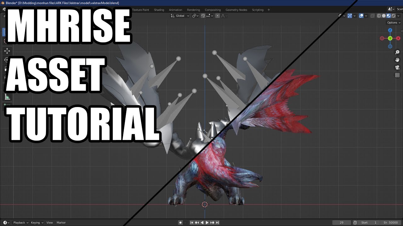 Monster Hunter Rise / Sunbreak Model and Animation Ripping Tutorial