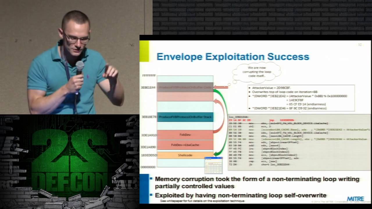 DEF CON 22 - Kallenberg and Kovah - Extreme Privilege Escalation On Windows 8/UEFI Systems