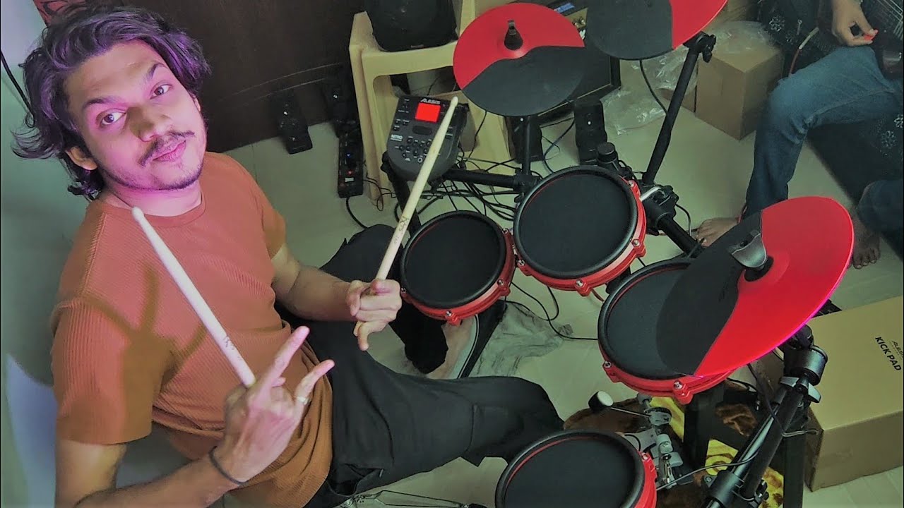 UNBOXING 😍 New Alesis Nitro Mesh Electronic Drum Kit 🔥 #electronicdrumkit #drums #drummer