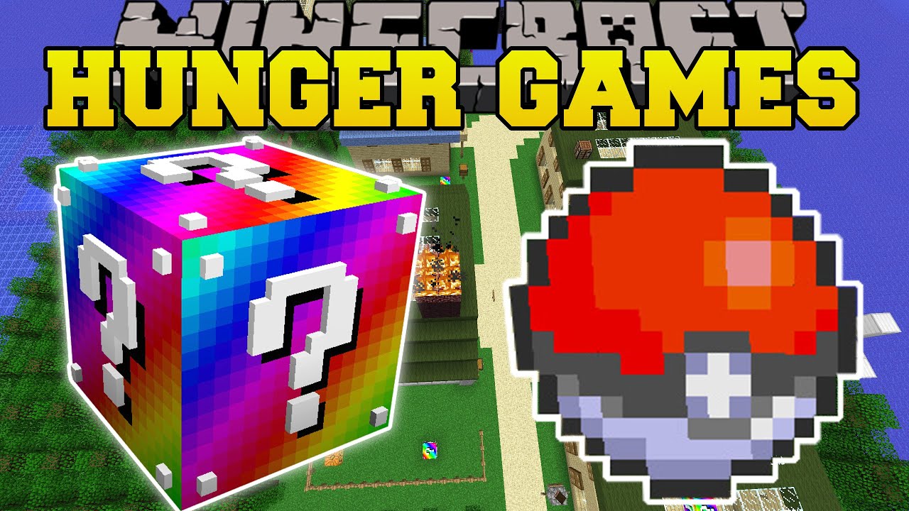 Minecraft: POKEMON HUNGER GAMES - Мод Lucky Block - Мини-игра с модами
