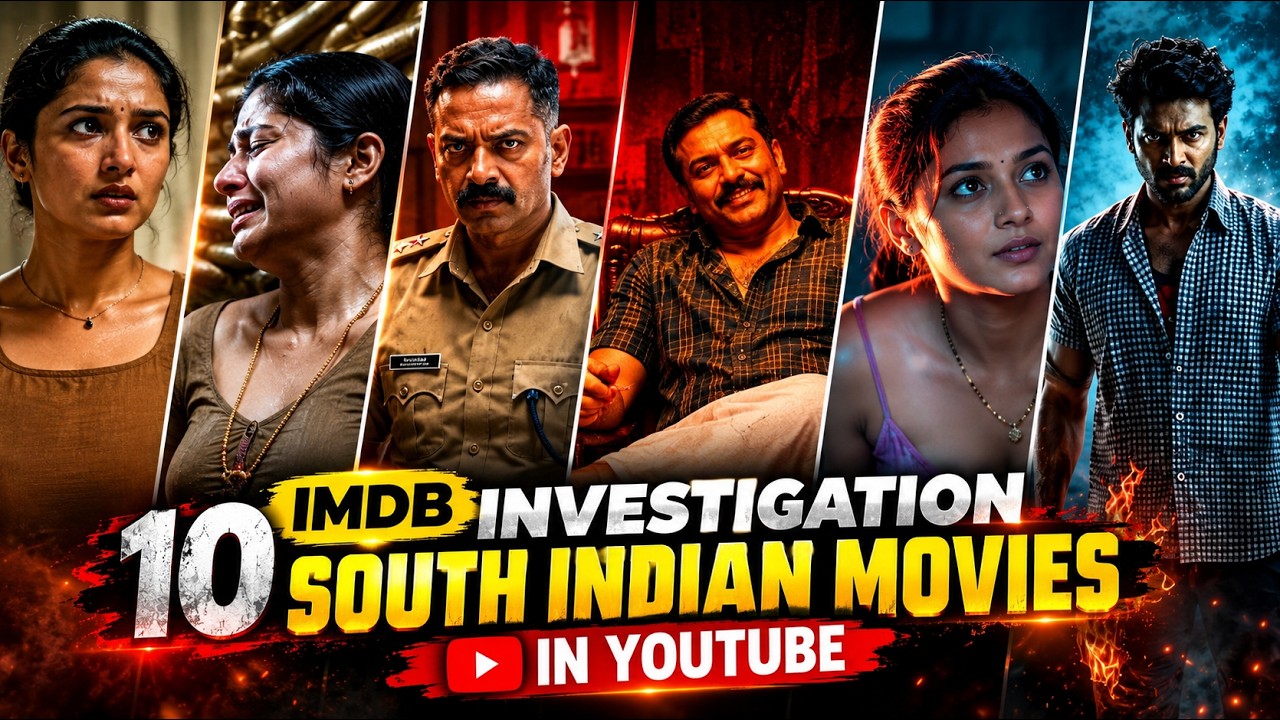 Top 10 South Indian Crime Thriller Movies on YouTube in Hindi | Best South Indian Movies in Hindi...