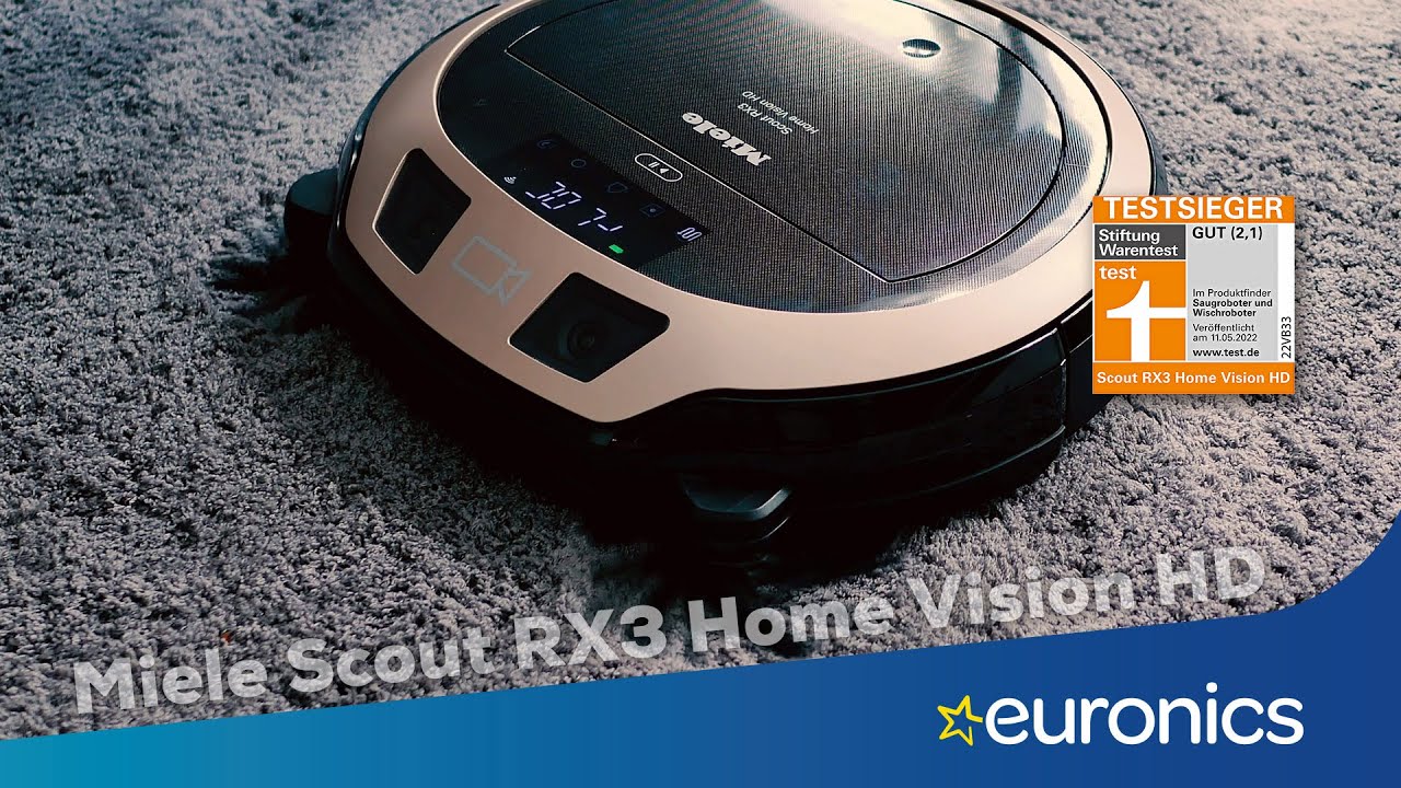 Miele Scout RX3 Home Vision HD Saugroboter | Stiftung Warentest Sieger im Test