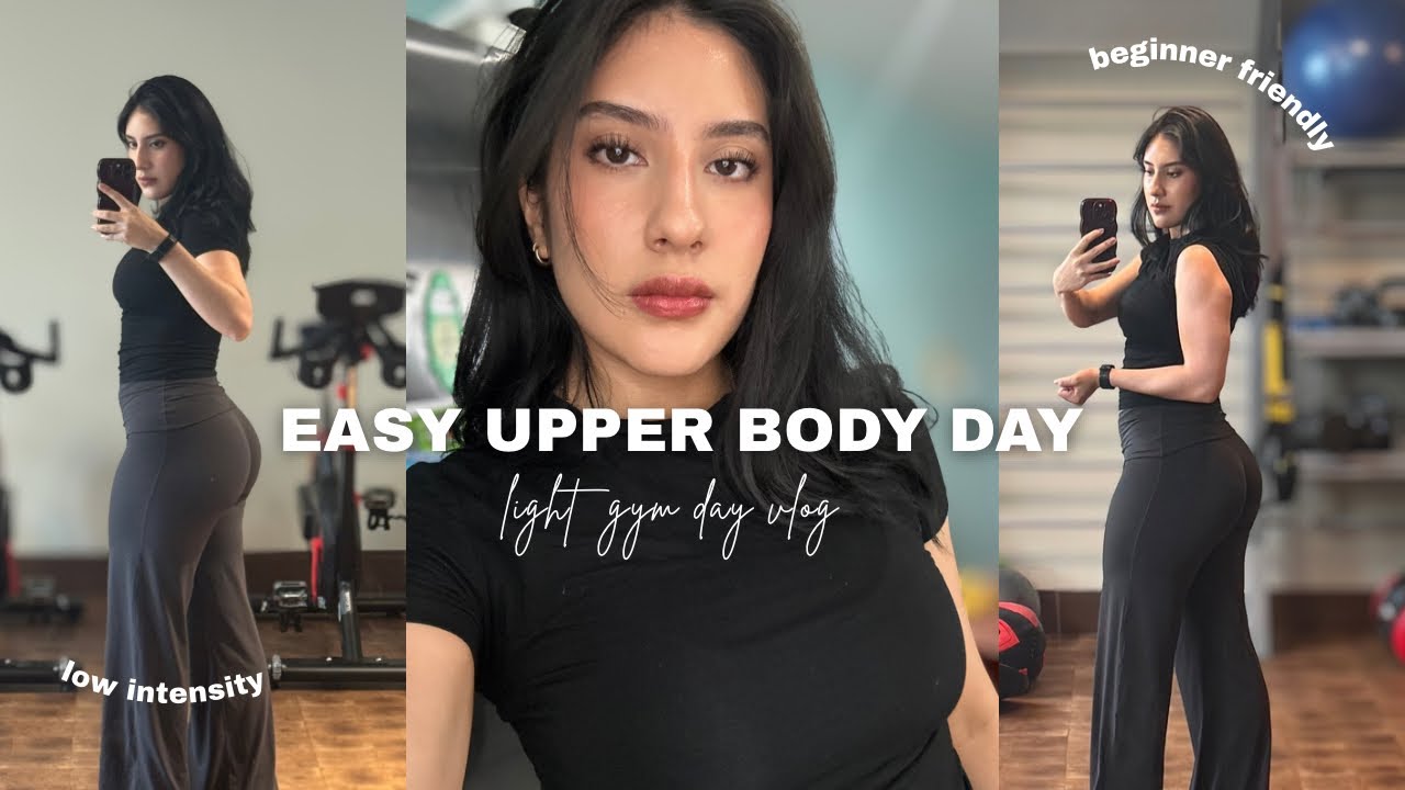WORKOUT WITH ME | light upper body edition