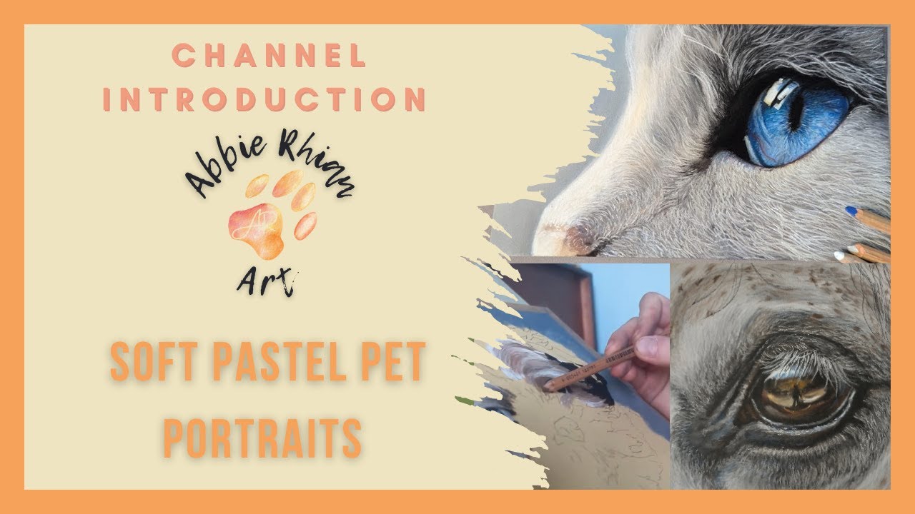 Channel introduction | Soft pastel artist | Pet portraits & wildlife art | Abbie Rhian Art