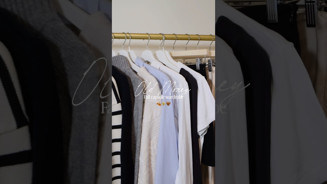 Fall Old money capsule wardrobe, but make it affordable 🤎