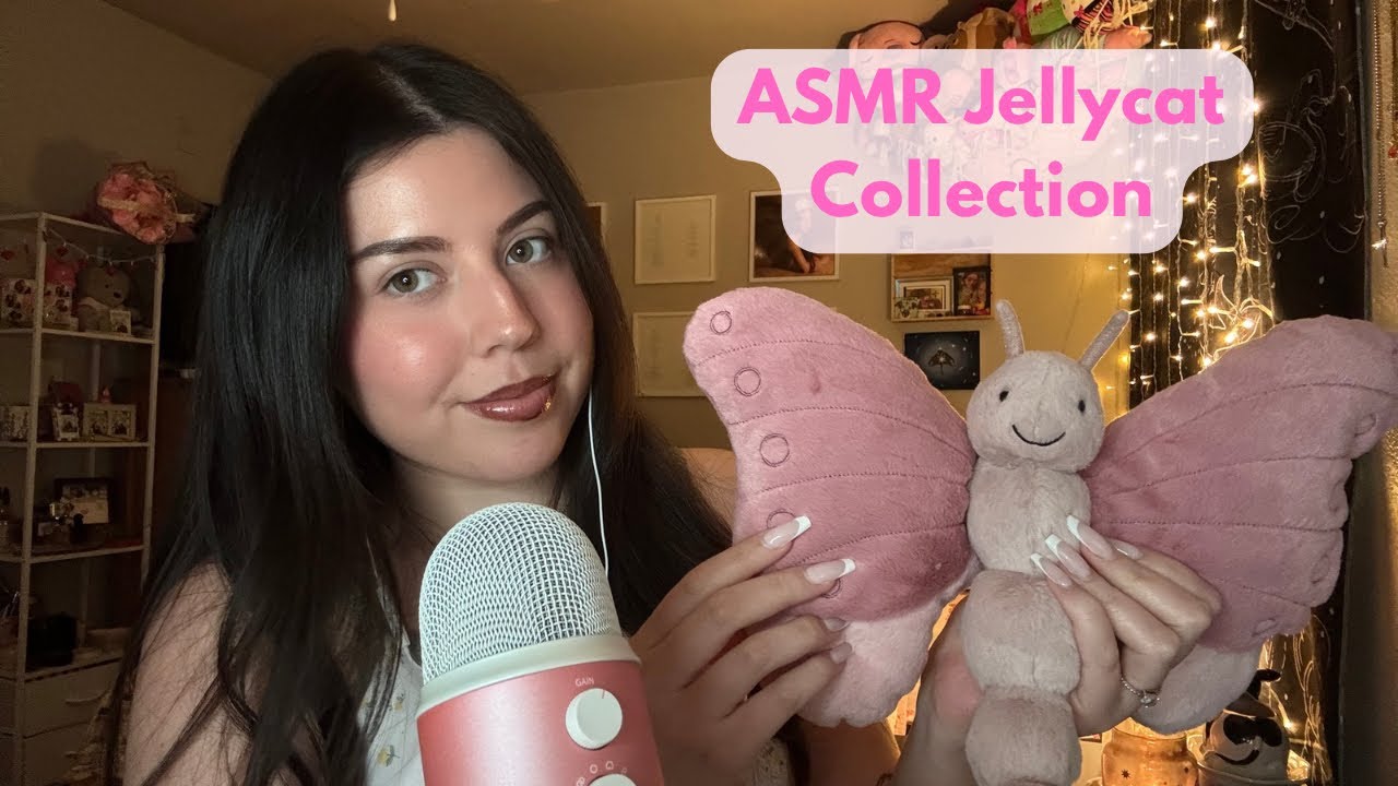 ASMR Jellycat Collection (whispering, fabric sounds)
