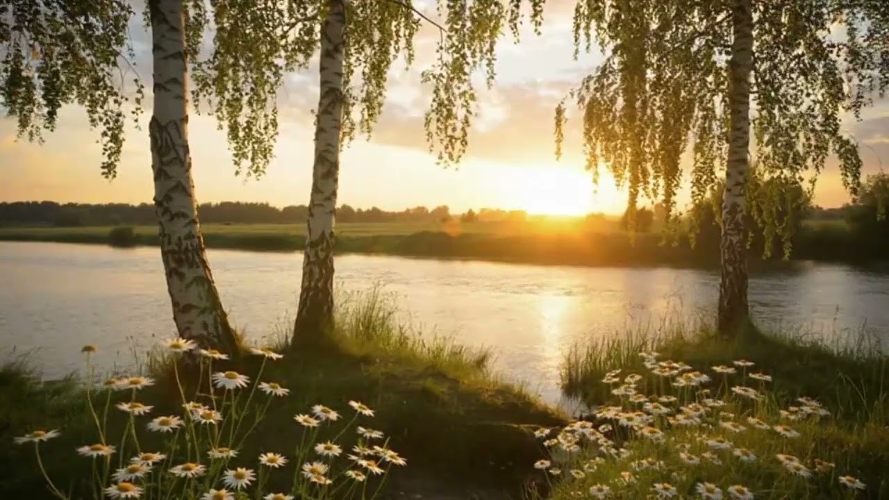 Sunset Serenade | Golden Hour Riverside Vibes 🌿🌅